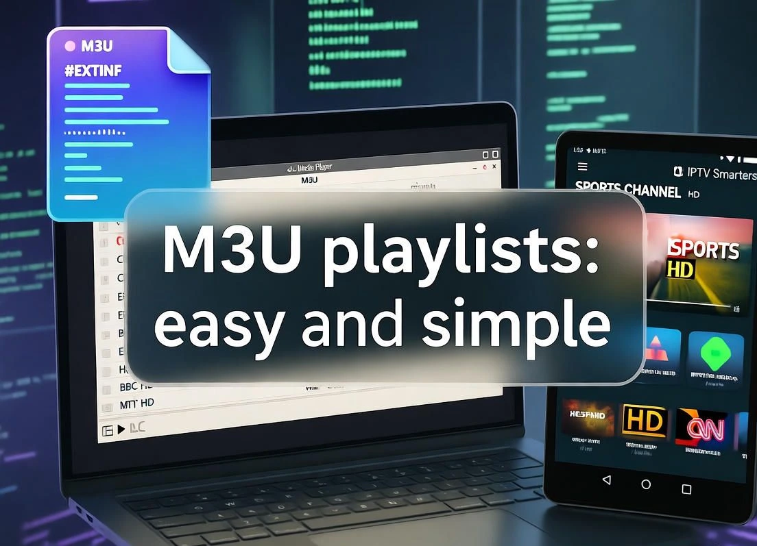 Установка M3U-плейлиста для IPTV на Smart TV, Android и VLC